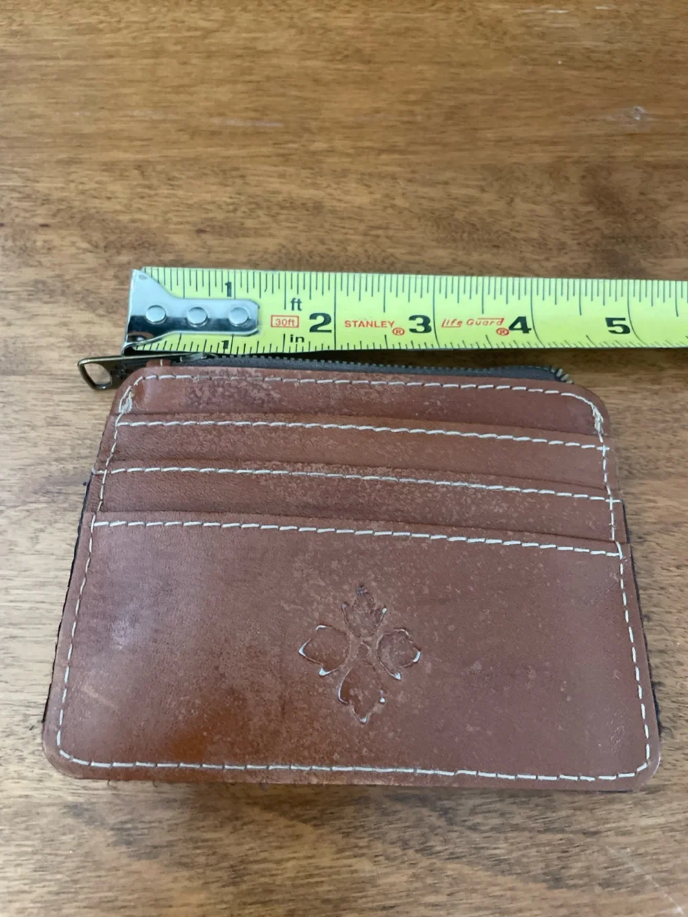 Patricia Nash Brown Leather Card Holder Wallet